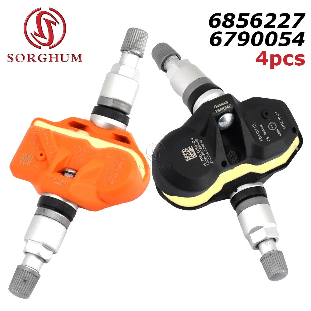 6856227 6790054 6874829 TPMS Tire Pressure Sensor For BMW E80 E90 E89 E84 E71 F10 E89 F01 F12 F25 F07 Mini R55 R58 R60 433MHz