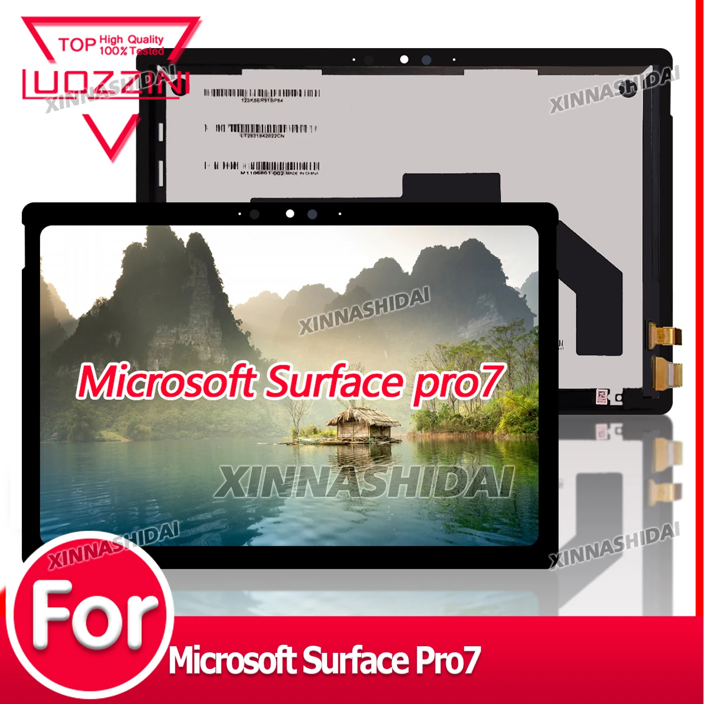 

Новый ЖК-дисплей для Microsoft Surface Pro 7, ЖК-дисплей с цифровым преобразователем сенсорного экрана в сборе для Microsoft Surface Pro 7