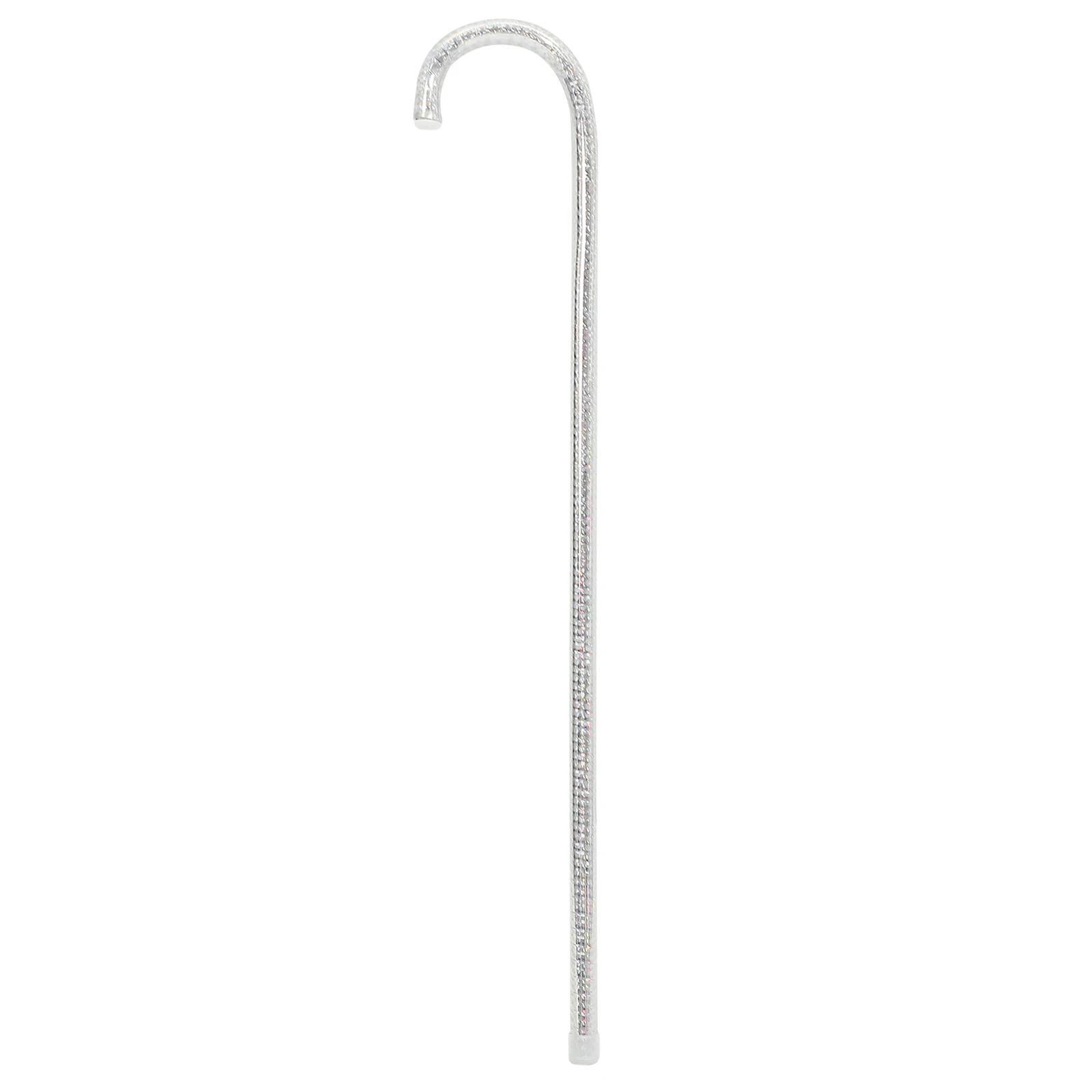 

Jazz Dance Crutches 60cm Silver Children Cosplay Cane Halloween Supplies Performance Prop Walking Stick Accessory Dance Belly