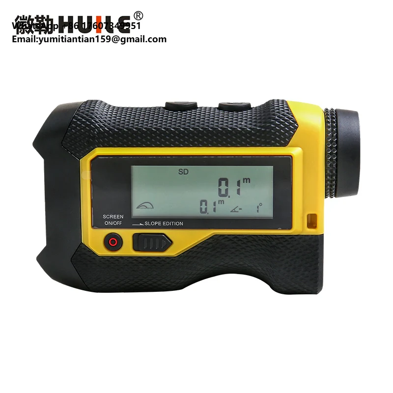 HUILE Eco-friendly Materials Multifunctional Ranging Height Angle Measurement Hand-held Lasr Rangefinder Telescope HL800-W