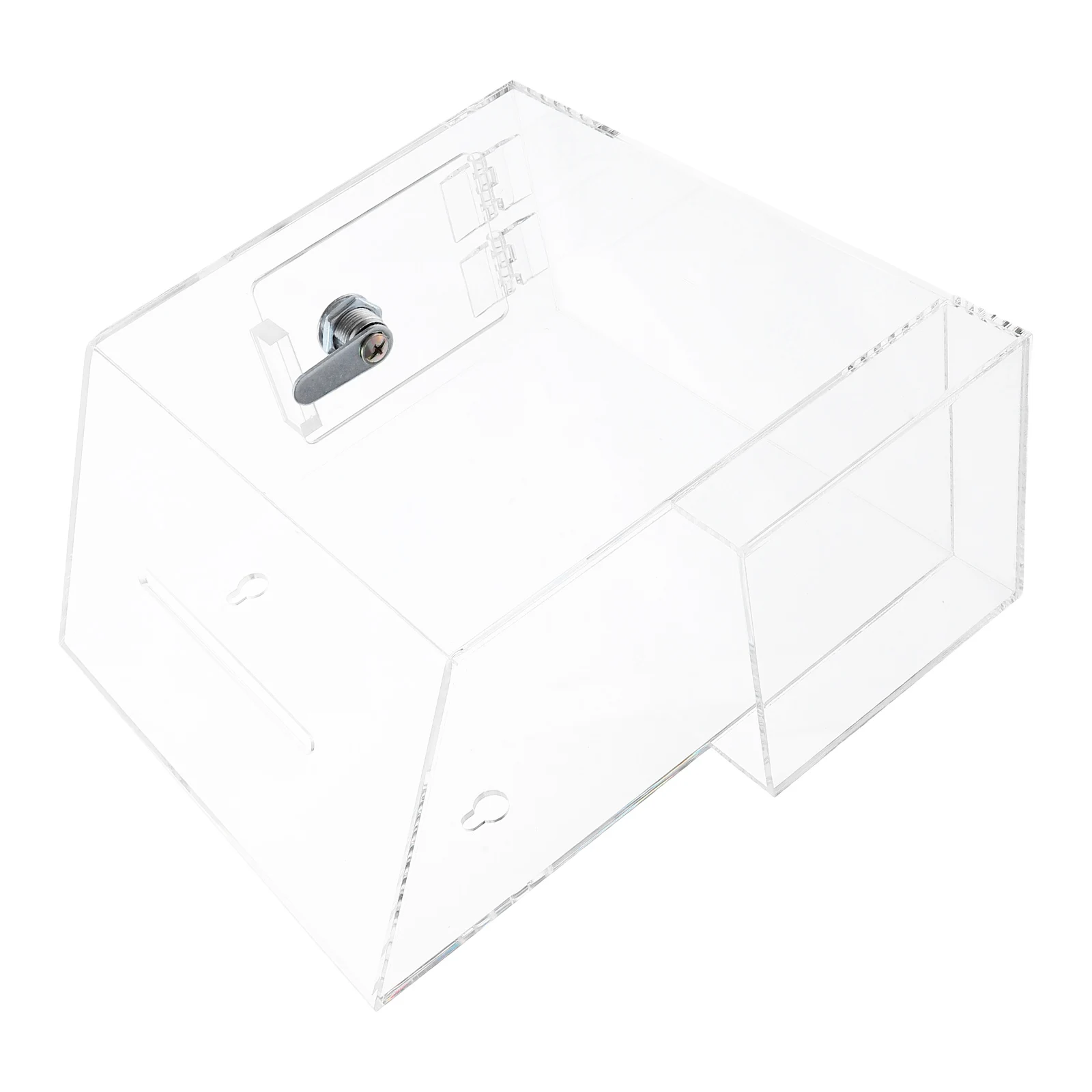 

Clear Acrylic Donation Box Transparent Ballot Box For Charity Fundraising Office Voting Suggestion Collection Compact