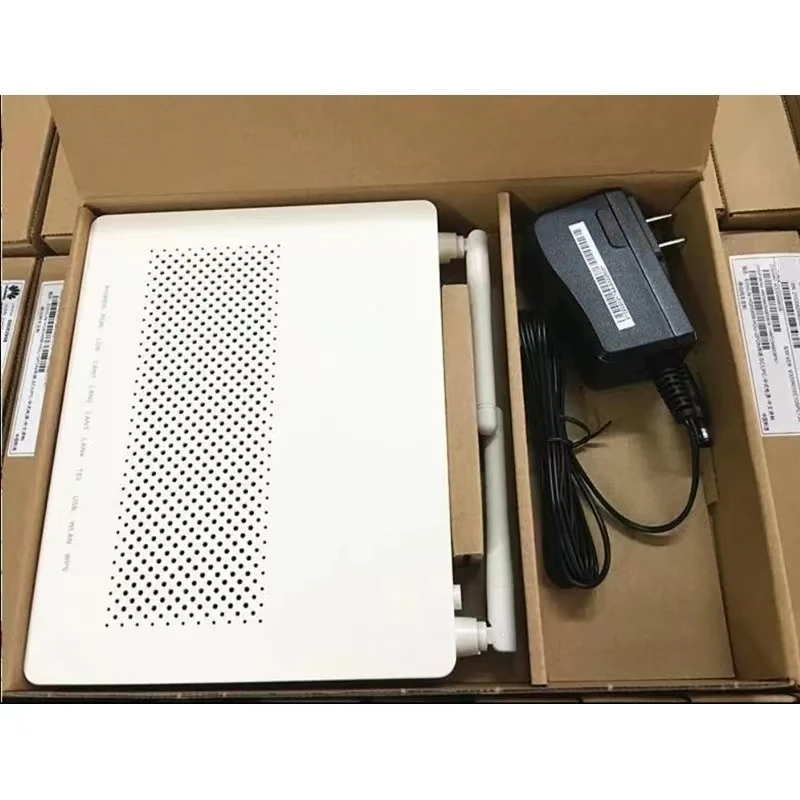 New Original HG8546M GPON ONU XPON ONT 4FE LAN 2.4G WIFI Router PPPOE Modem IPOE English Firmware with Power