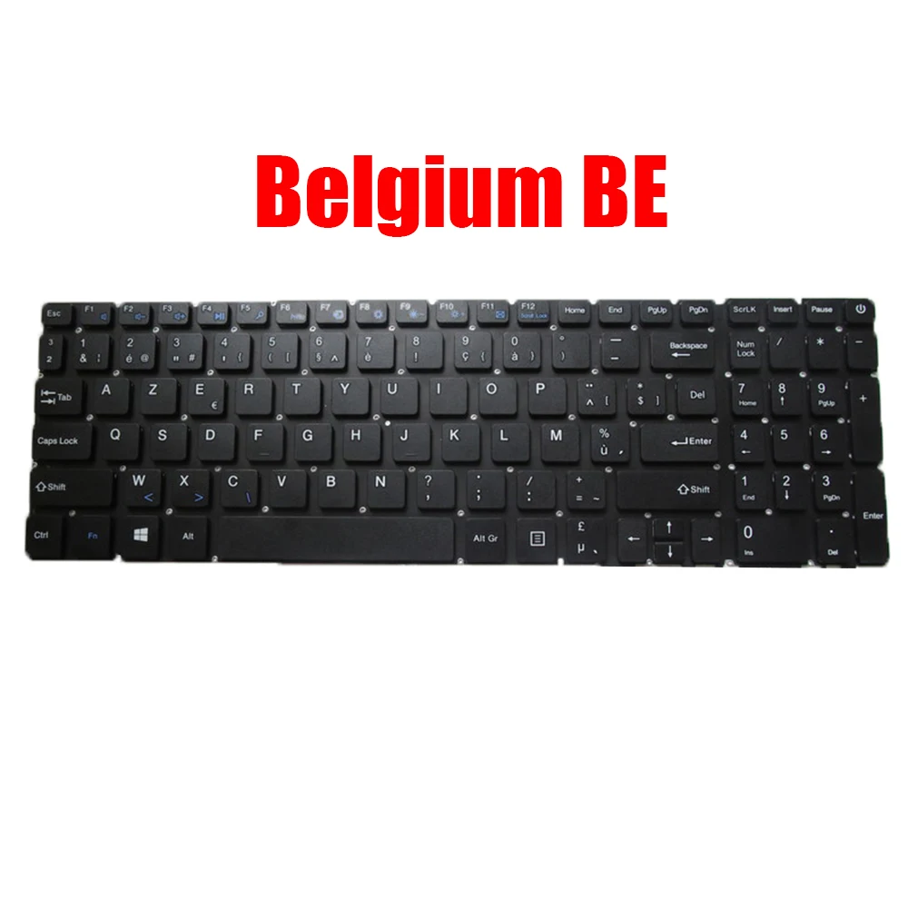 US SP GK FR BE Laptop Keyboard For YEPO 737A6 15.6 English Spanish Greek French Belgium Black New