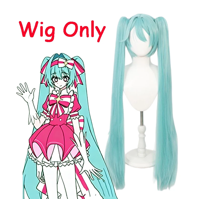 Retry Now Miku Cosplay Costume Wig Pink Dress Magic Wand Prop Project SEKAI Anime Uniform Halloween Party Outfit Women Girls view 2
