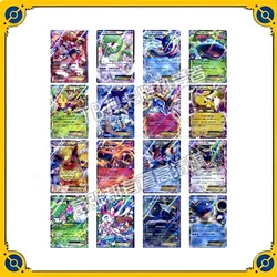 16Pcs Pokemon Ptcg Japanese Replica pikachu Charizard Blastoise Gardevoir EX Cartoon Animation Gift Game Collectible Card Toy