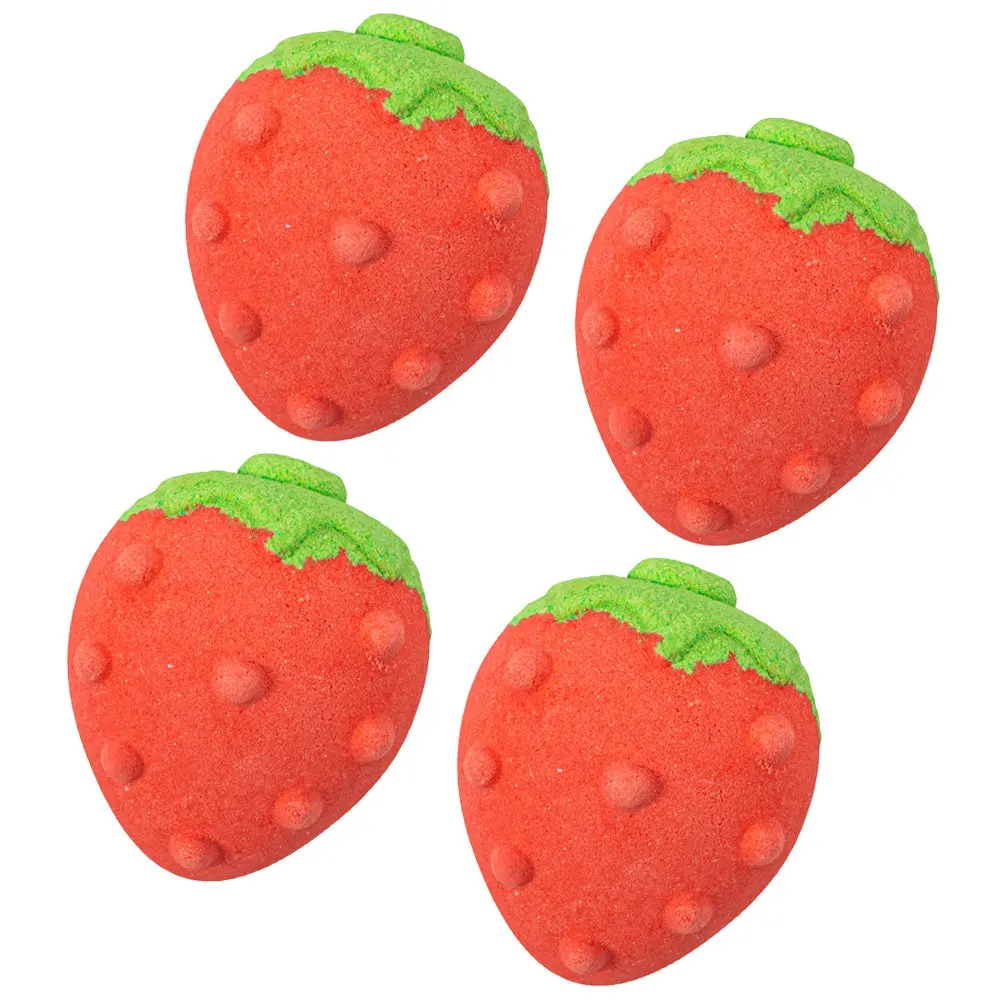 

Набор из 4 ароматизированных бомбочек для ванны: милые цветные солевые шарики с обильной пеной для гладкой кожи и расслабляющего душа