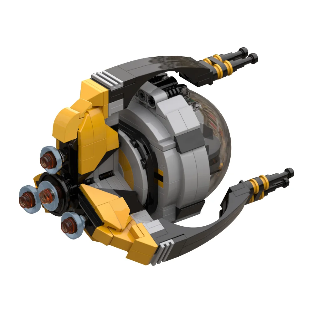 

MOC Space War The Stinger Spacecraft Building Blocks Model Space Movie The Stinger Battleship Bricks Assembly Toys Kids Gifts