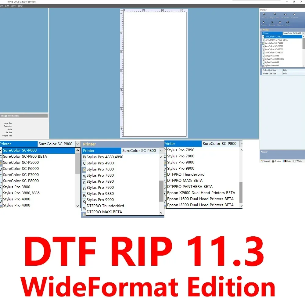 

DTF software V11.3 RIP Dongle Key XP600 i3200 i1600 For Epson 11.3 Desktop L18050 L8050 L1800 ET 5800 ET 5850 P900 P7000 P6000