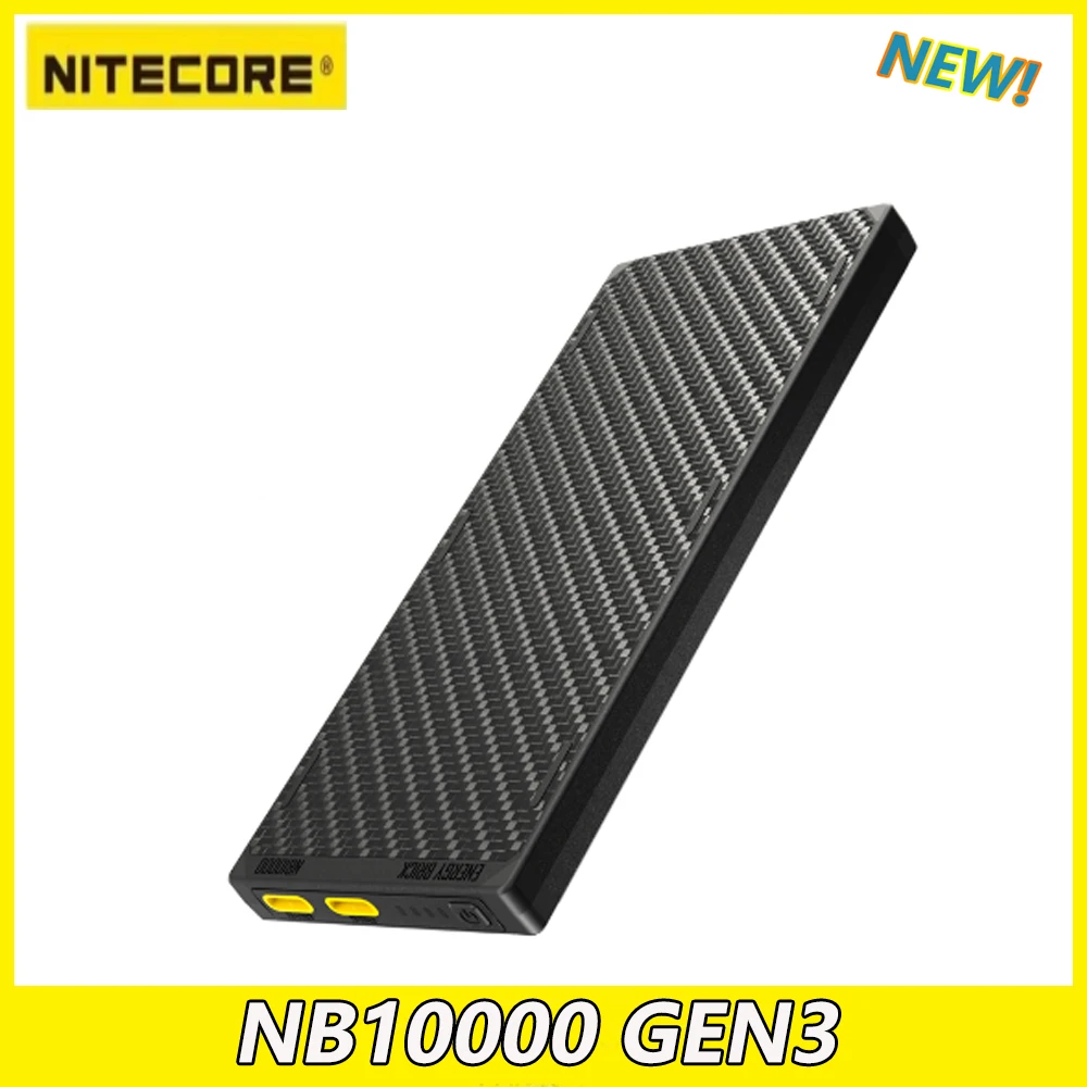 

Nitecore NB10000 GEN3 10000mAh Mobile Power Bank PD Quick Charge for Smart Watche Earphone Huawei iPhone Xiaomi