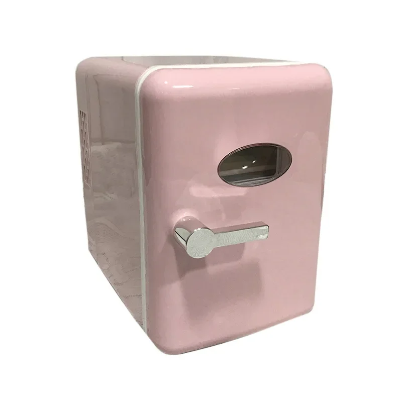 New Arrival 4L Mini Beauty Fridge Dual-Use Car Home Cooler for Skincare Mask Cosmetic Storage