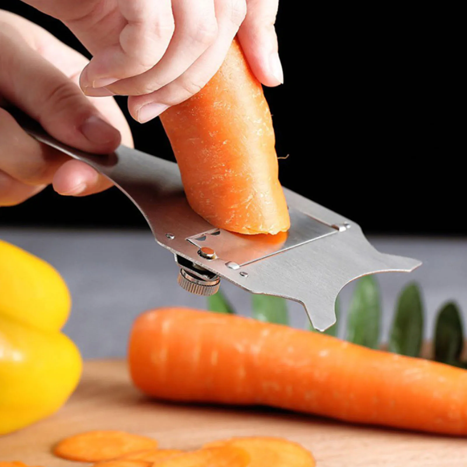 

2pcs Adjustable Chocolate Grater Stainless Steel Truffle Planer For Cheese Slicing Kitchen Tool Food Decoration Dessert Coffee