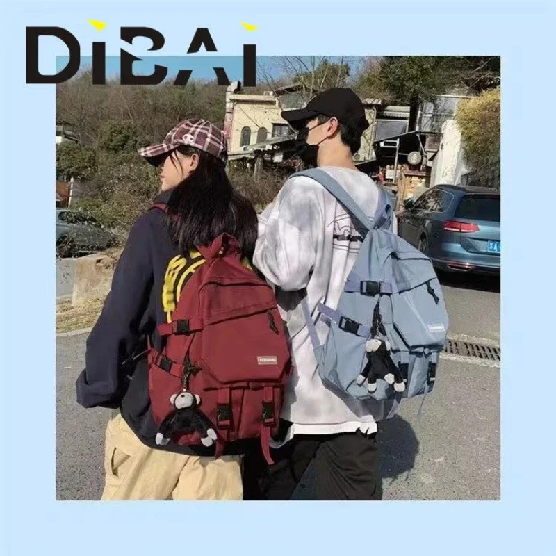 

Школьная сумка для старшеклассников Ins Cool Campus Backpack Junior Simple Large Capacity Bagpack Корейская версия Мужчины Женщины Общая сумка