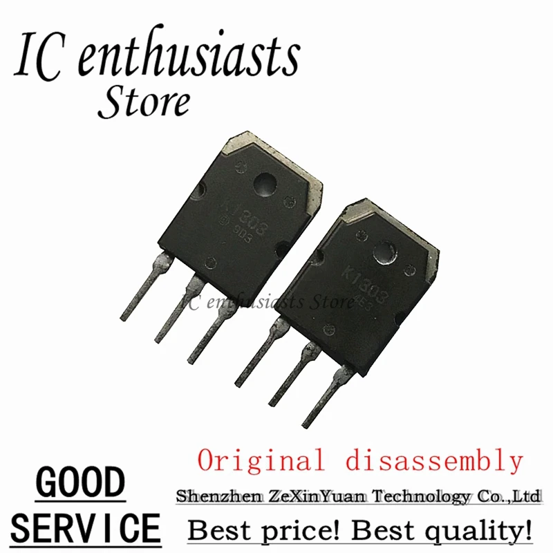 10PCS 2SK1303 K1303 30A 100V TO-3P Original Disassembly