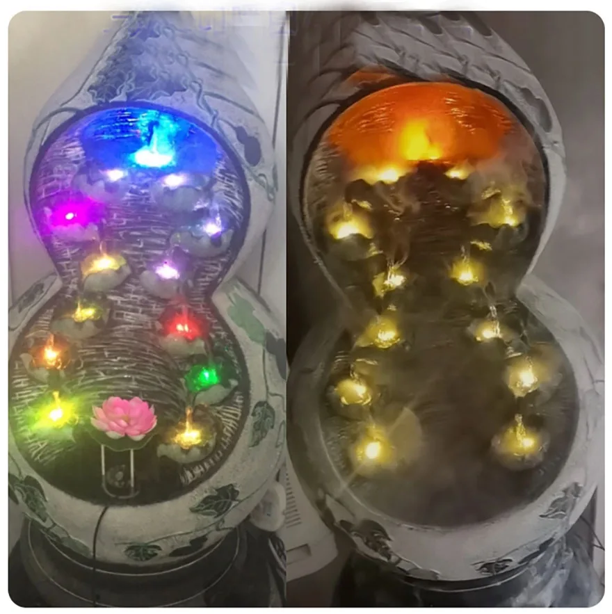12V LED 6-Farben und Warmweiß Unterwasser-DIY-Licht für Aquarium, Tischbrunnen, Teich mit Adapter EU/US/AU/UK Kompatibel – Detail 1