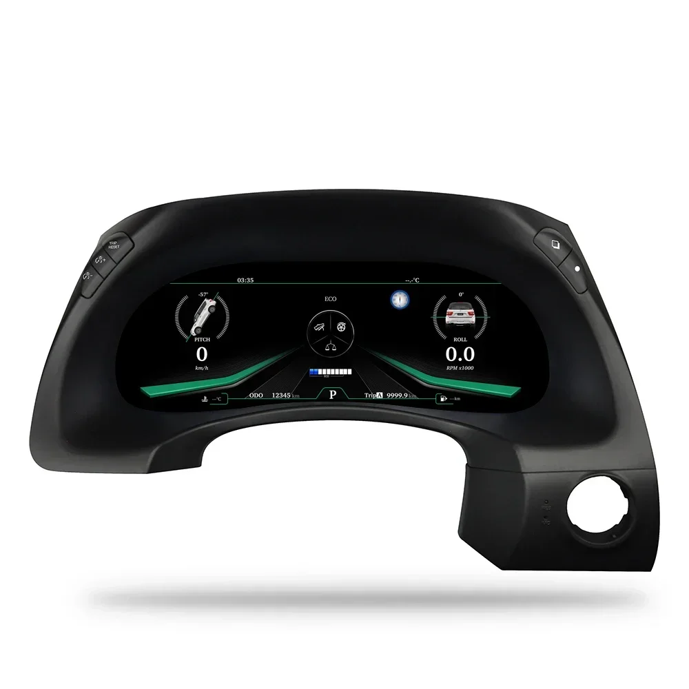 2025 Hot Sale KiriNavi Auto Meter Oil Pressure Gauge LCD gps Car digital dashboard Speedometer for Nissan Patrol Y62