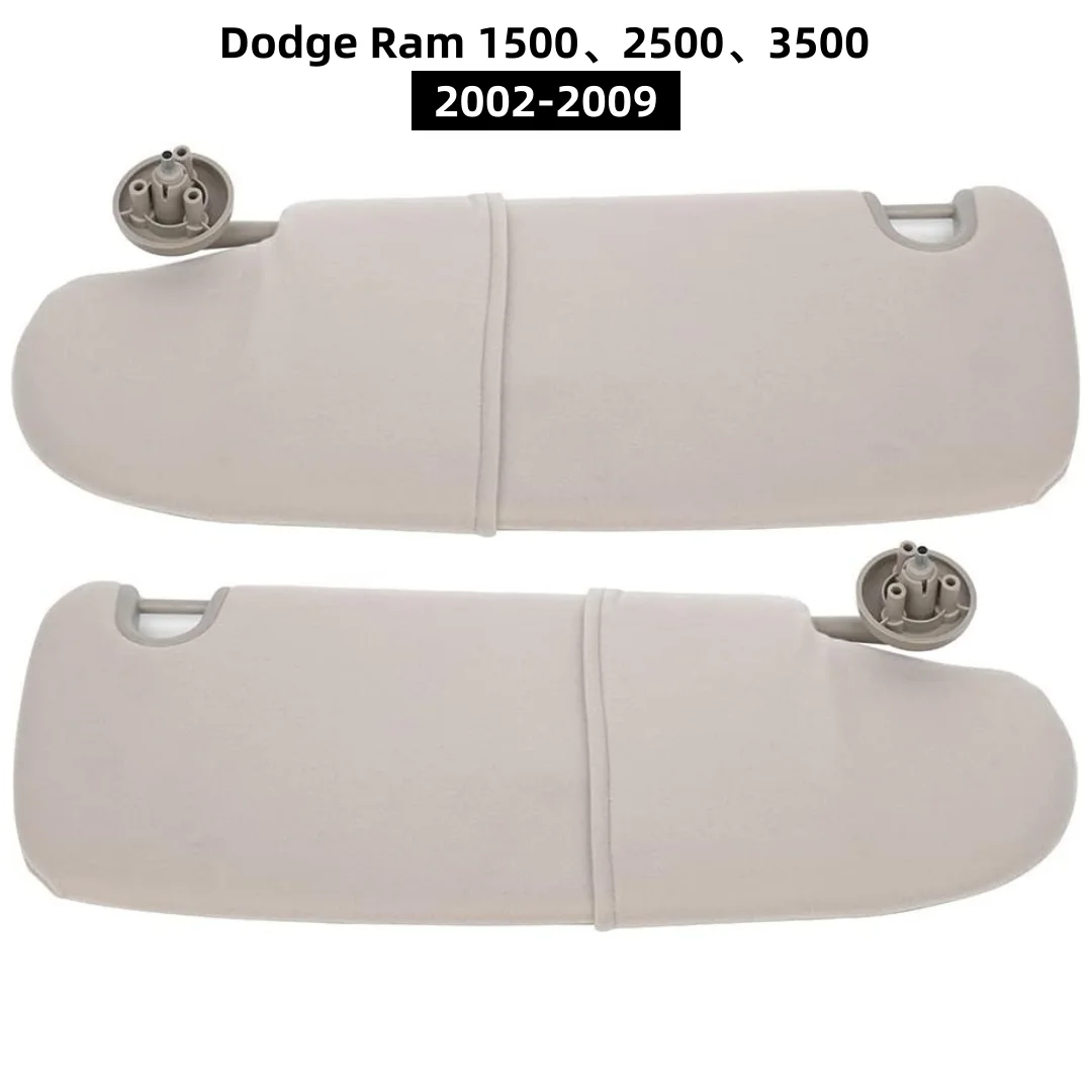 Car Sun Visor For Dodge Ram 1500 2500 3500 Shade 2002 2003 2004 2005 2006 2007 2008 2009 Right Left Side 1CT17TL2AA 1CT18TL2AA