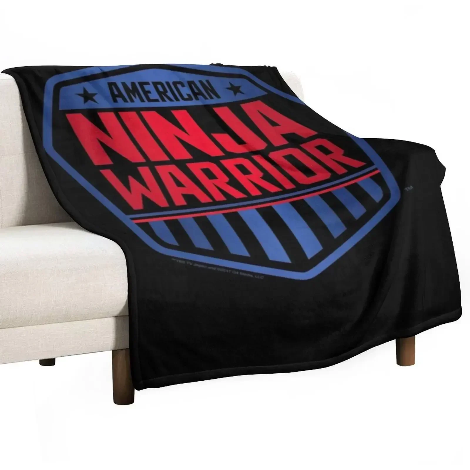 

American Ninja Warrior Premium . - Official Tee Throw Blanket Comforter sofa bed Furrys Blankets