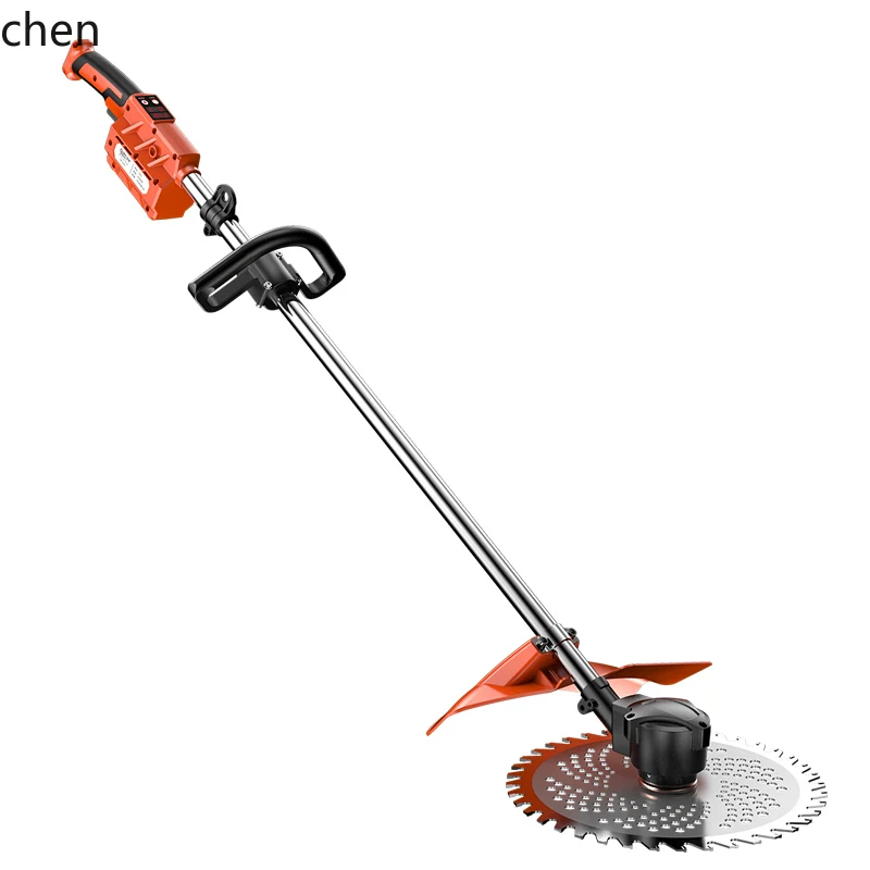 HTT electric lawn mower rechargeable high-power weeding artifact backpack multi-functional small agricultural lawn mower