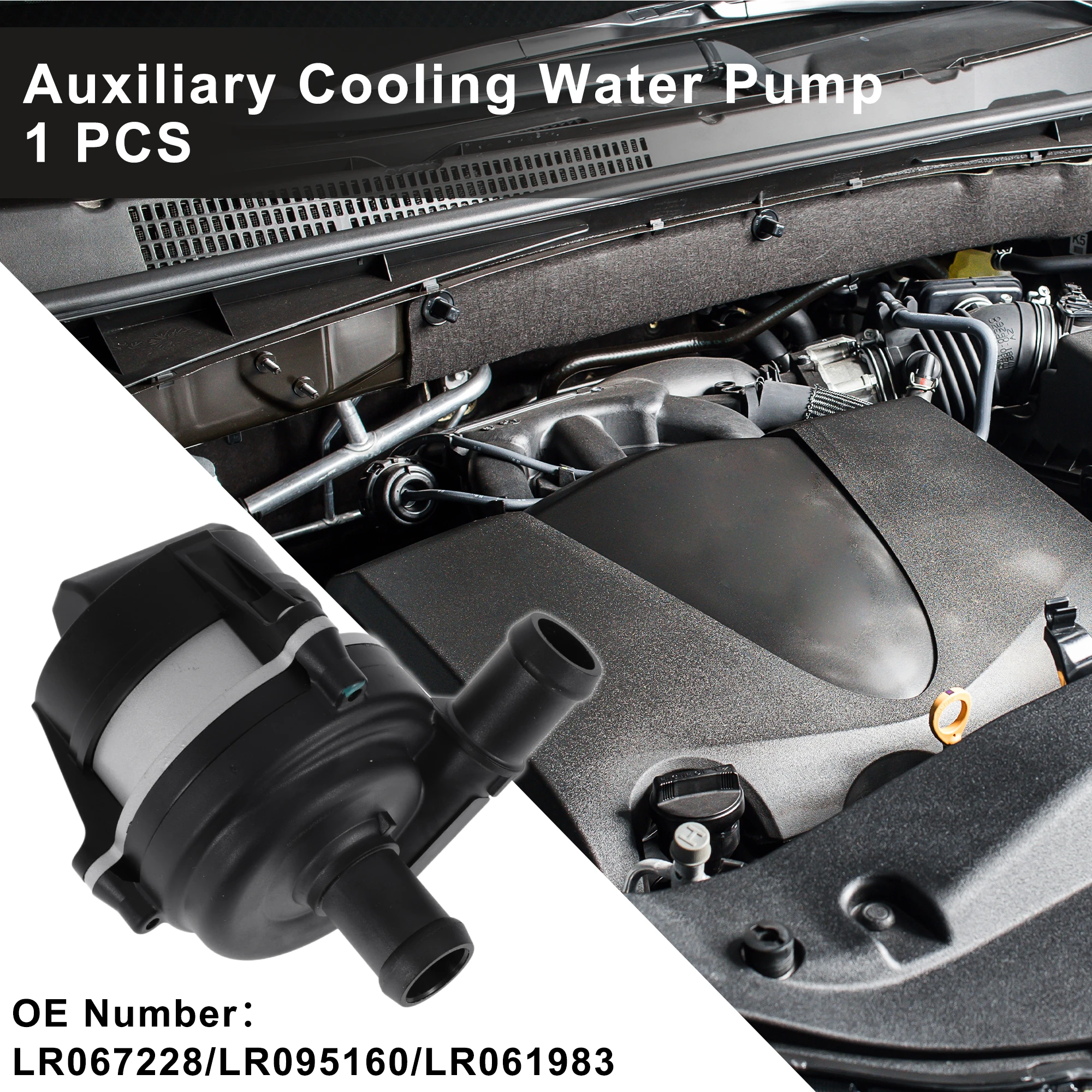 

UXCELL Auxiliary Cooling Water Pump for Land Rover Discovery No.LR067228/LR095160 1 Pc