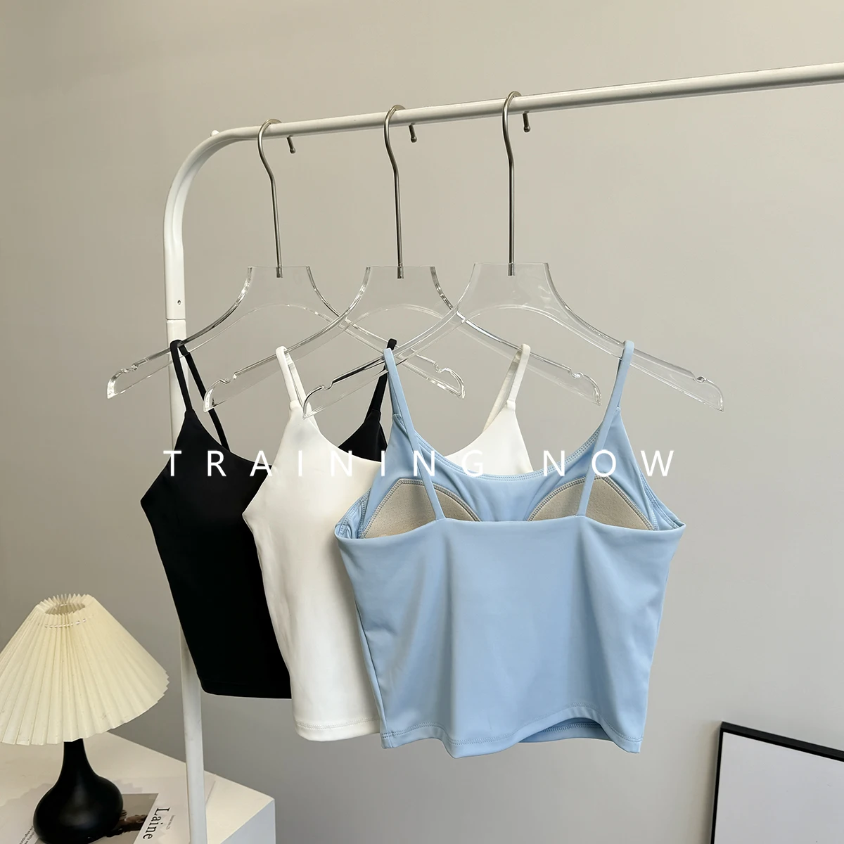 

Yoga suspender vest for women in summer new high-value gathering and hiding side breasts sports bra Pilates fitness underwear