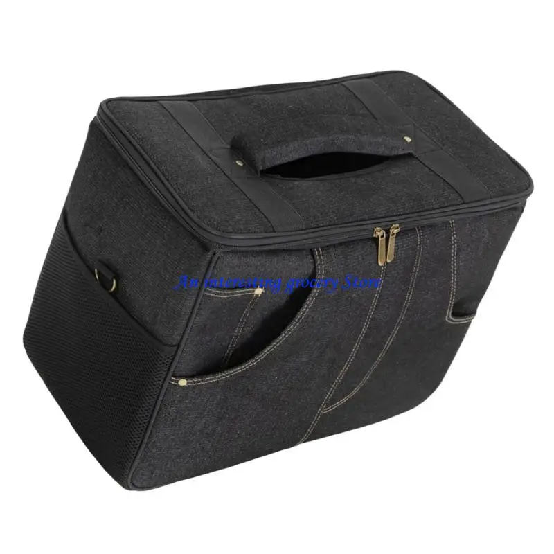 652D Small Electric Amplifier Transport Bag Protective Case Adjustable Shoulder Strap