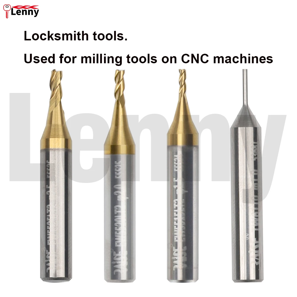 Lenny 1.0mm Probe 1.5mm 2.0mm 2.5mm Milling Cutter for Xhorse CONDOR XC-MINI Dolphin XP005 XP007 XC002 TRITON Plus Key Cutting