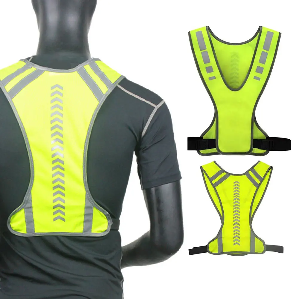 High Visibility Safety Highlight Night Motorcycle Bike Reflective Cycling Vest Traffic Coat Running Working Reflective-Clothes