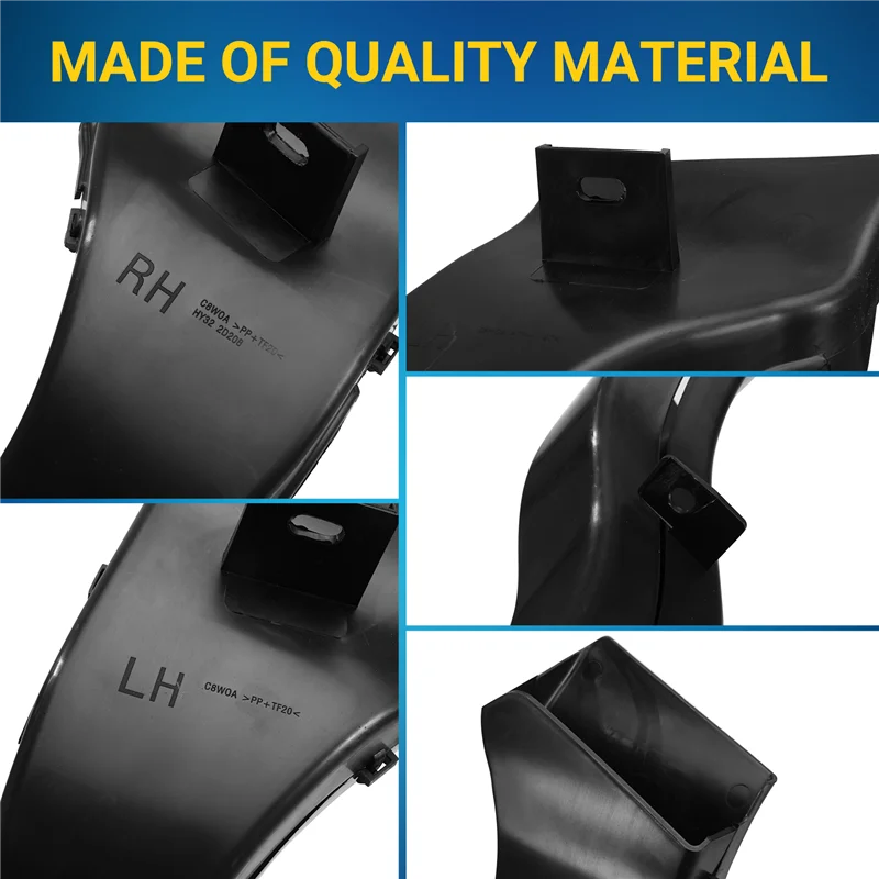 ผิดปกติด้านหน้า Air DUCT Intake ท่อล่างสําหรับรุ่นที่สี่สําหรับ Land Rover Discovery 2017 LR083228 LR083227