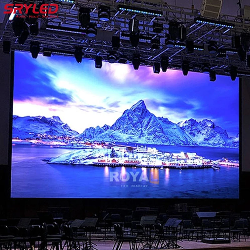 SRYLED Indoor Rental P3.91 Led Display Panel 500x1000mm SMD2121 Stage LED Screen Event Background Led Video Wall Panel Free Logo