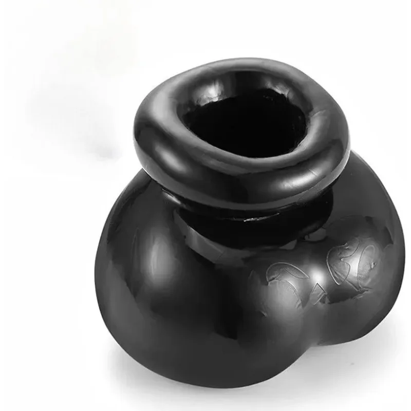 Men Chastity Cage Delay Ejaculation Penis Rings Dick Cock Ring Squeeze Ball Testicles Sack Bondage Sex Toy for Men Products 18+ view 2