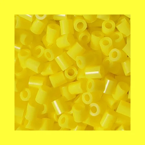 2.6mm Mini Beads 1000PCS Yellow Colors Pixel Art Fuse Beads for Kids Gift Hama Beads Diy Puzzles Iron Beads