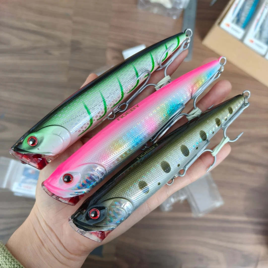 

Noeby 3 шт. Topwater 140 мм 40 г большая приманка-поппер воблер искусственные жесткие приманки поверхностная рыболовная приманка морской окунь приманка для тунца