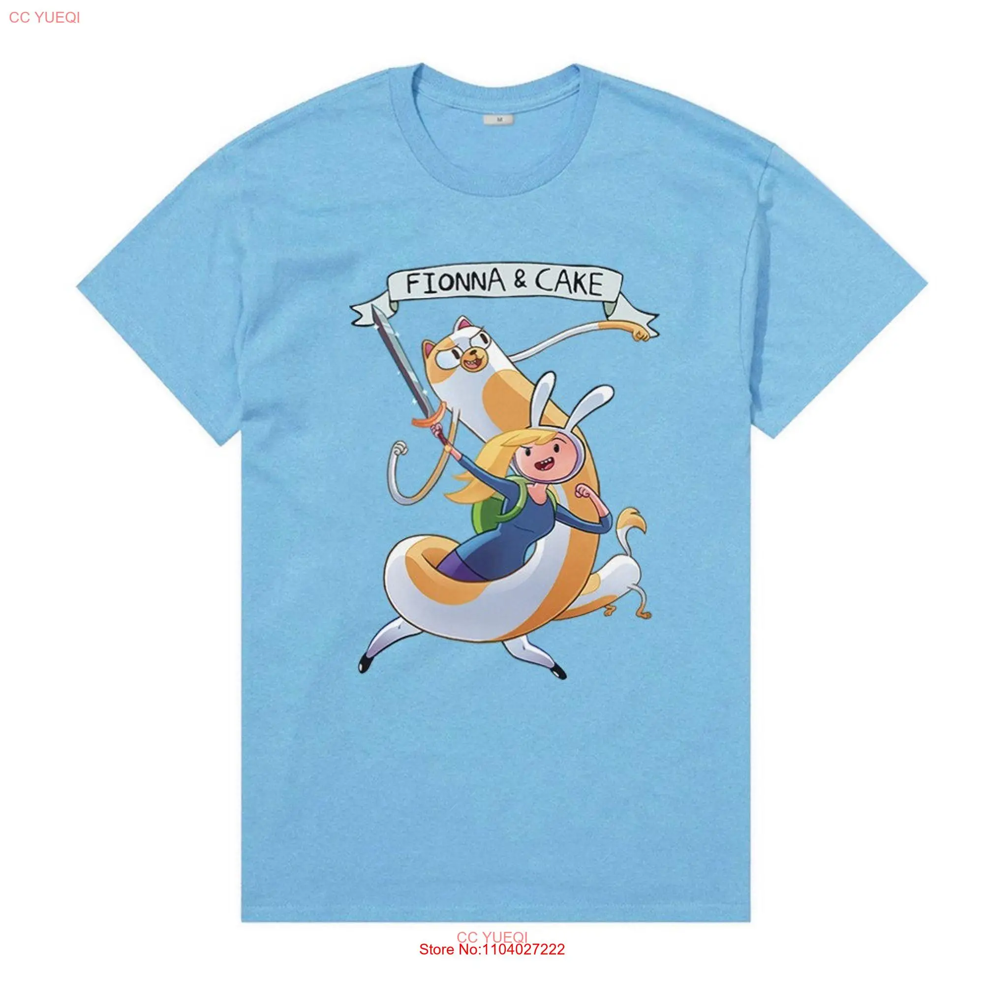 Fionna and Cake T Shirt  Sizes FNC 22380 long or short sleeves