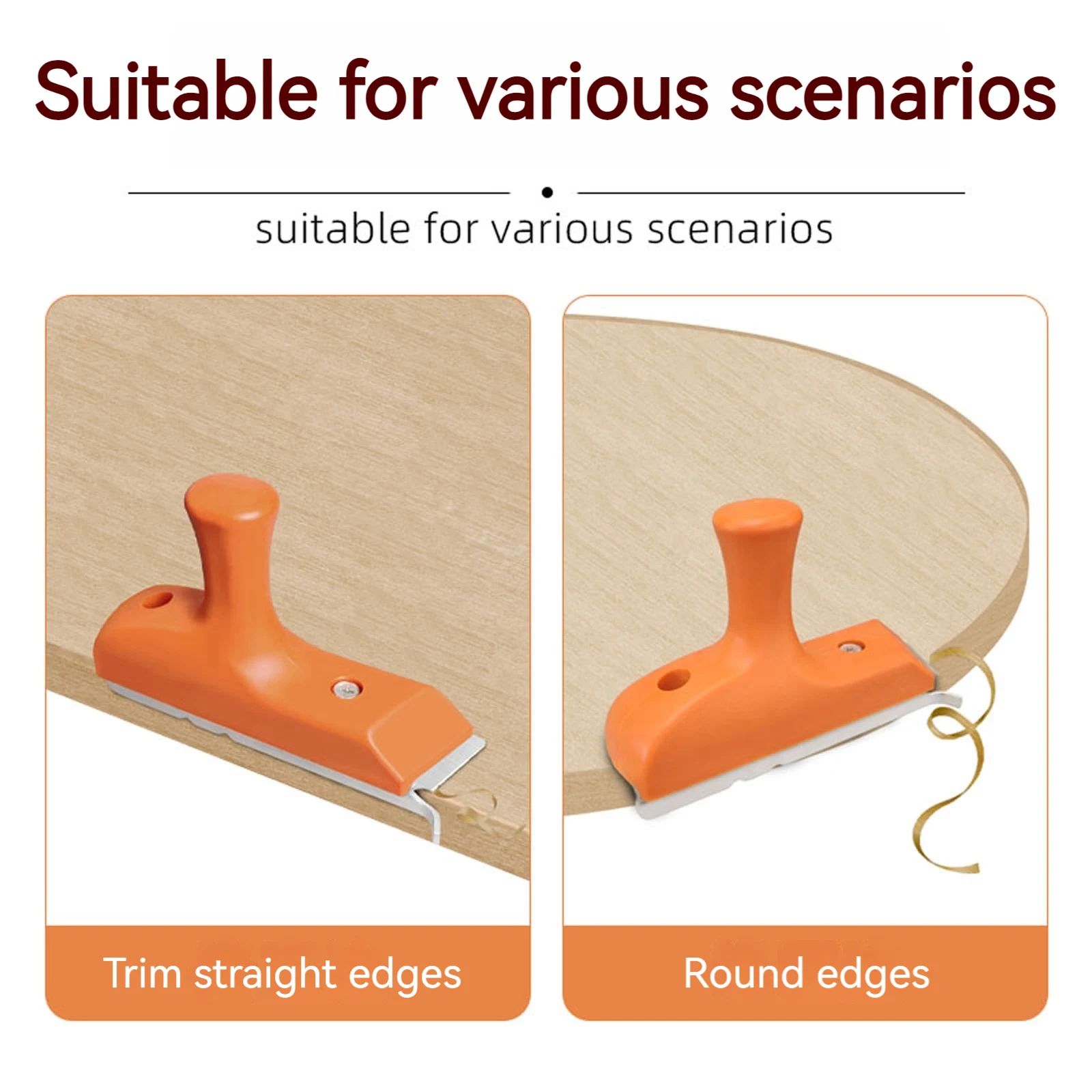 เครื่องมือตัดแต่งขอบ 3-in-1 แบบมือถือ สำหรับตัดมุมฉาก ลบคมโค้ง และทำมุมเล็ก