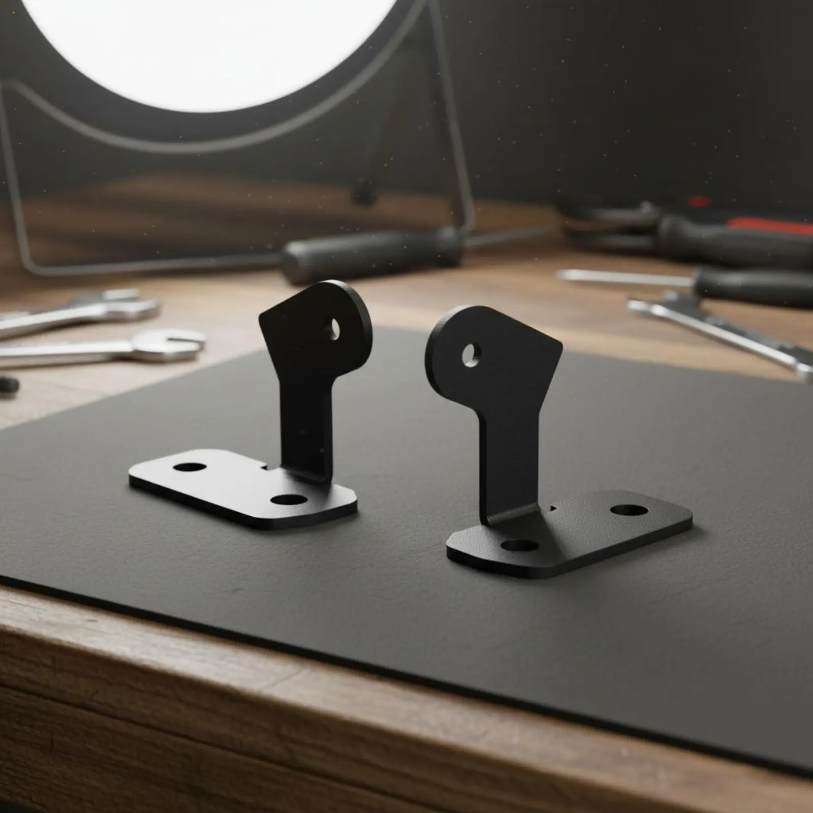 

2 Pieces Driving Device Bracket Direct Fit Motorcycle Dashboard Camera Mount Action Camera Bracket Secure Attachment