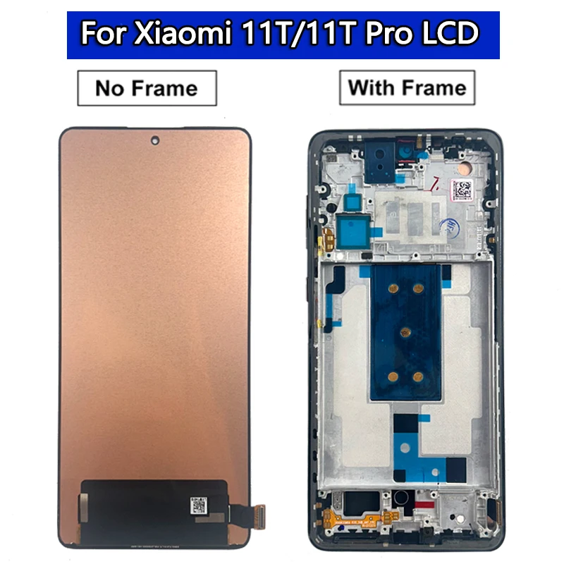 New AMOLED Display For Xiaomi 11T Pro LCD Display Touch Screen