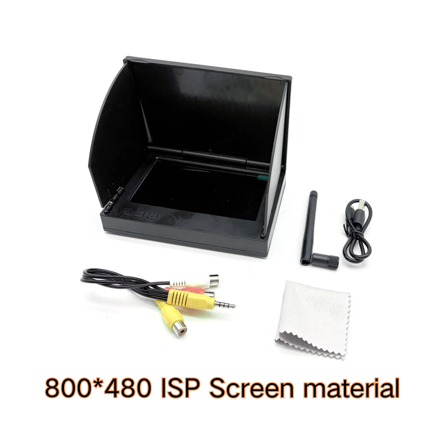 SLONWAKE 5.8G 56CH 5Inch IPS LCD Screen Monitor 800x480 Receiver Build-in 2500/5000mah Battery For RC Multicopter FPV Drone Part