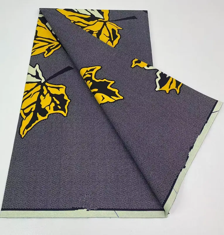African Real Wax Print Fabric African Wax For Nigerian On Sale Organza Print 100% Cotton Wax Fabric