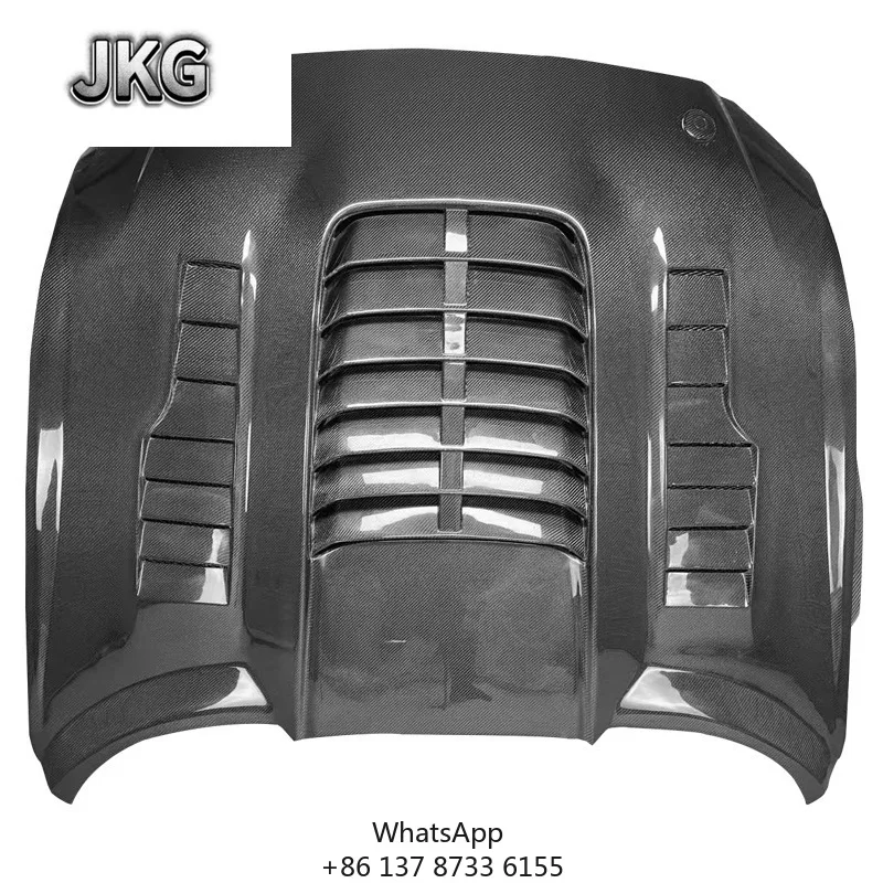 

For 15-17For Ford Mustang Bodykit Carbon Fiber GT500 Hood Modification Custom Stylish Hood Modification For Mustang