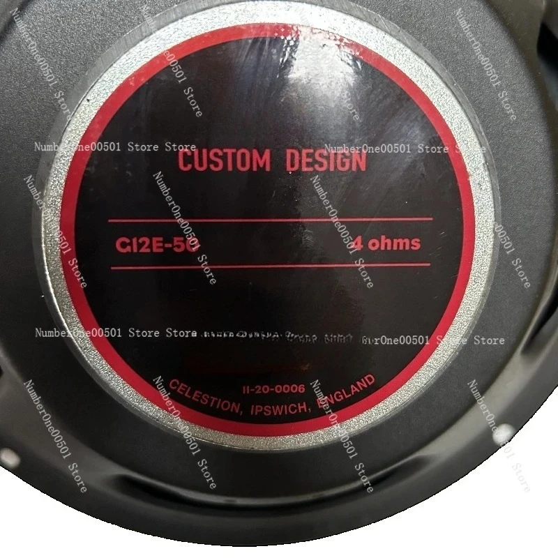 12 Inch 4 Ohm 50W Guitar Speaker Replacement G12E Type for Guitar Amp Upgrade