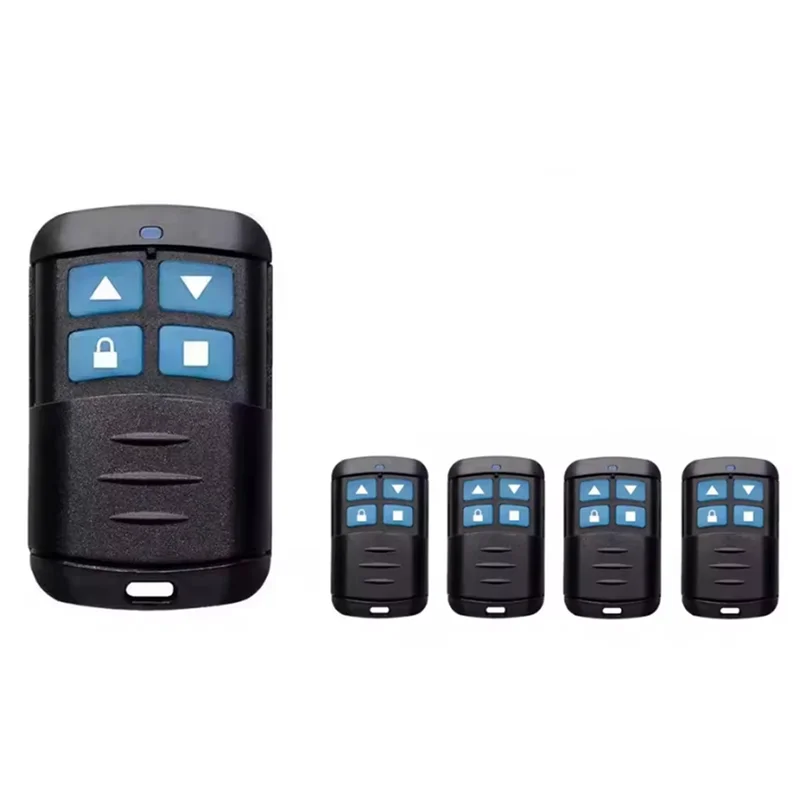 

ABKN-Garage Gate Door Opener Remote Control Clone Learning Code Cloning Code New 433Mhz Cloning Duplicator Key 5Pcs