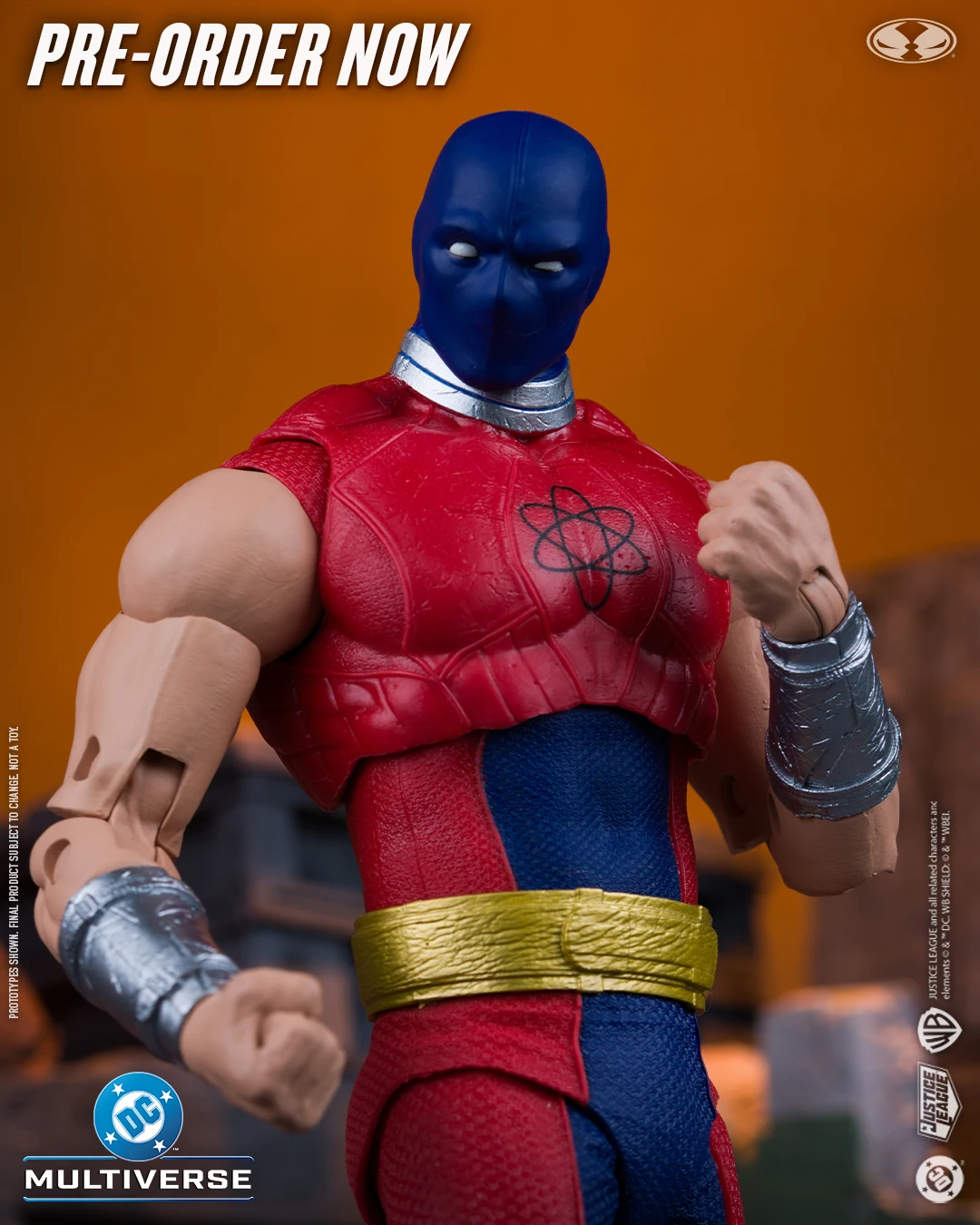 McFarlane Toys Atom Smasher kontra. Figurka akcji Spectre (JSA: Black Vengeance) 7 cali, zestaw 2 sztuk, model z serii DC Multiverse