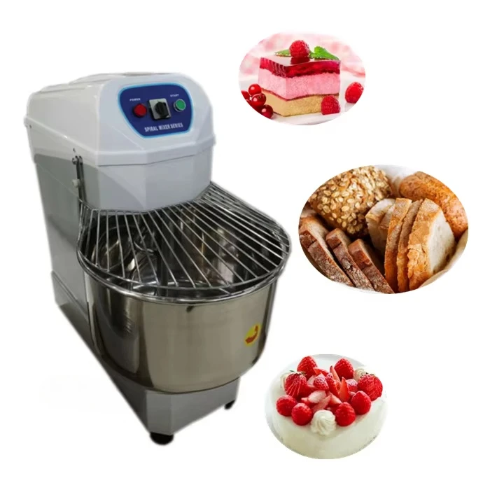 Saudi Arabia 22L Dough Kneader Spiral Dough Mixing Machine Baking Cake Bread Dough Mixer Industrial Flour Kneading Machine