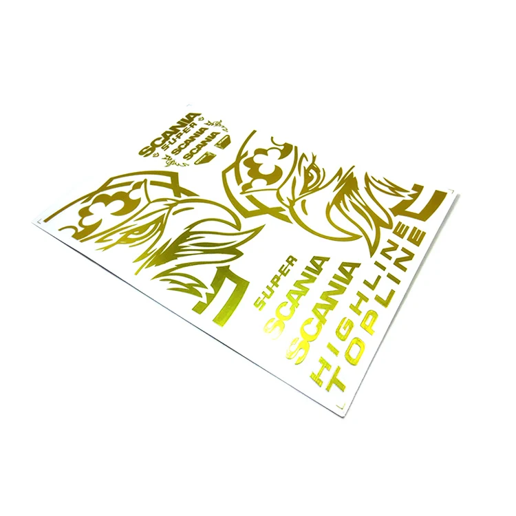 Simulation Model Car Decoration UV Stickers for 1/14 Tamiya RC Truck Dump Truck Scania 770S R620 730 Parts