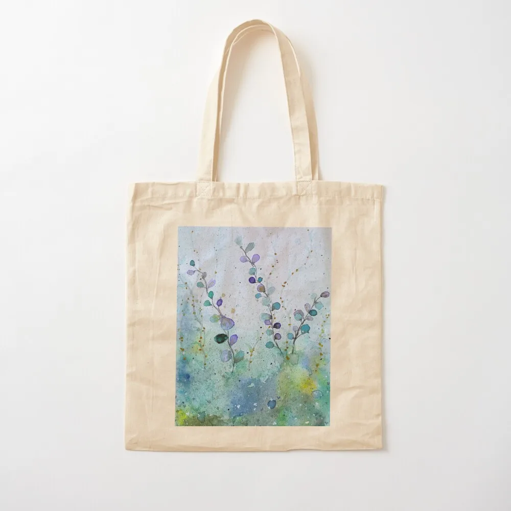 Watercolor Landscape Tote Bag tote bag university canvas tote Women's shopper Canvas Bag