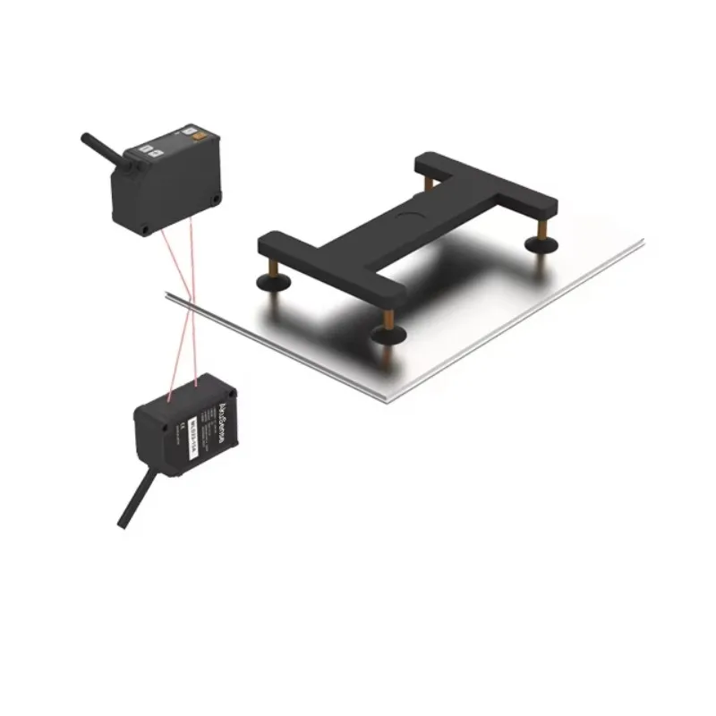 CMOS Analog Laser Sensor 1 Um Repeatity Optical Photoelectric Laser Displacement Sensor