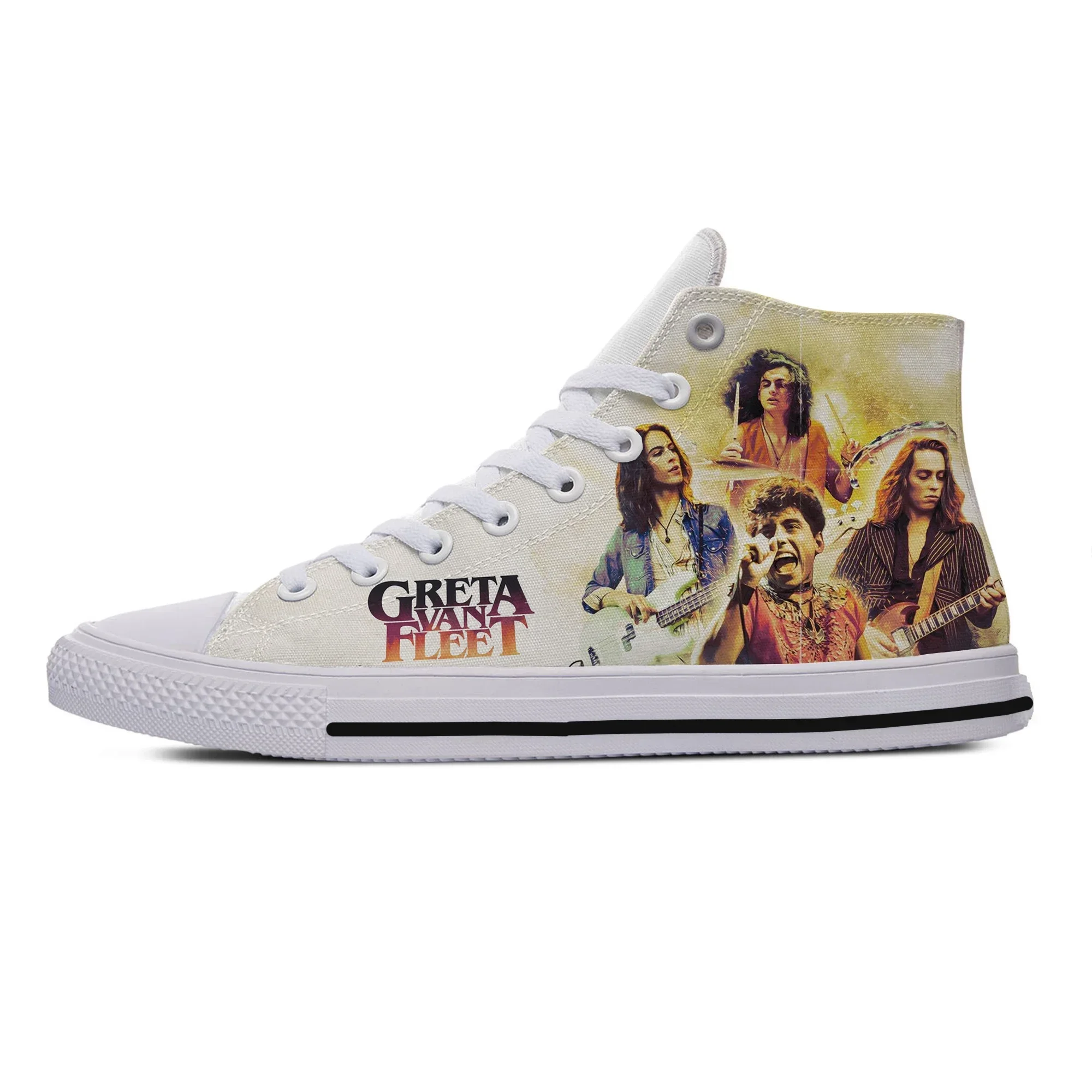 

Hot Cool Fashion Shoes High Help Lightweight Sneakers Classic Canvas Shoes High Quality Woman Man Greta Van Fleet Board Shoes