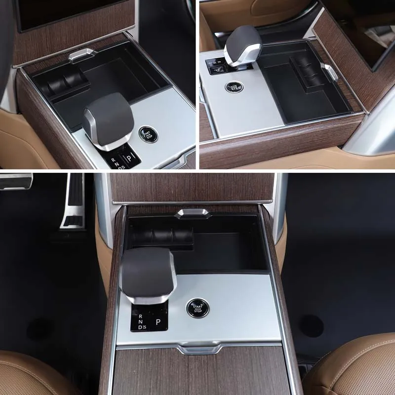 

For Land Rover Range Rover Vogue 2023-2025 ABS Car Center Console Organizer Tray Key Card Coin Secondary Storage Box Accessories