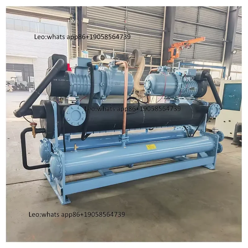 Chemical Low-temperature Refrigeration Machine, Large Screw Chiller, Industrial Chiller at Minus 80 Degrees, Condensing Unit