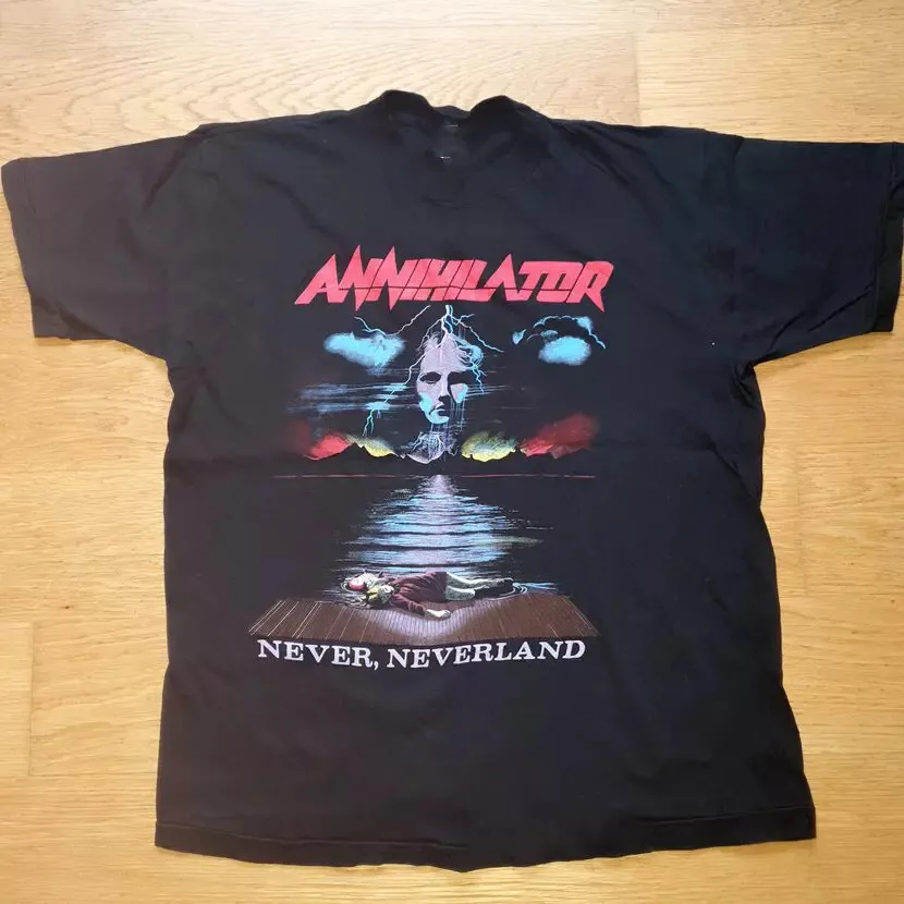 Annihilator Band Never Neverland Album Tour Unisex T-Shirt Cotton KN580